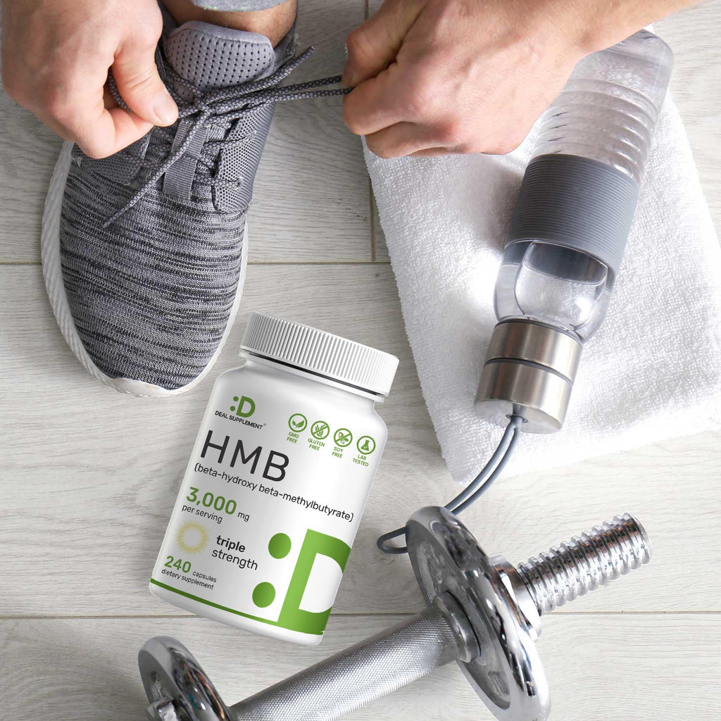 Ultra Strength HMB Supplements 3,000mg Per Serving, 240 Capsules | Third Party Tested | Supports Muscle Growth, Retention - FENGGESTORE20
