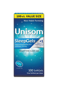 Unisom Nighttime Sleep-Aid Gels, Diphenhydramine HCI 50mg, 100 Count - FENGGESTORE20