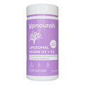 UpNourish Certified Vegan Vitamin D3 5000 IU K2 MK4 MK7 500 mcg Supplement, 150 Softgels, Plant Based Liposomal Vitamin D K with Organic - FENGGESTORE20
