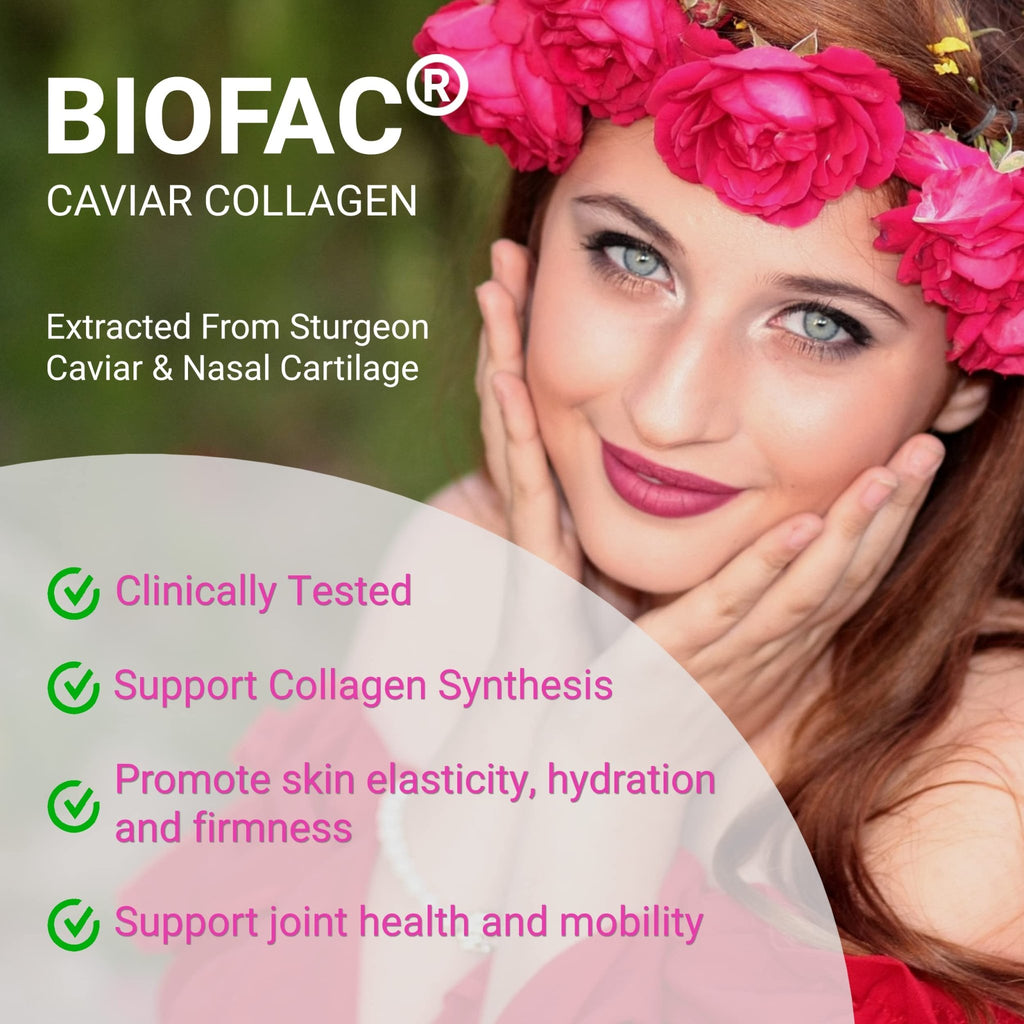 UpNourish Probiotics, Caviar Collagen with Prebiotics for Women's Digestive, Skin Radiance, and Feminine Health with Cranberry - FENGGESTORE20