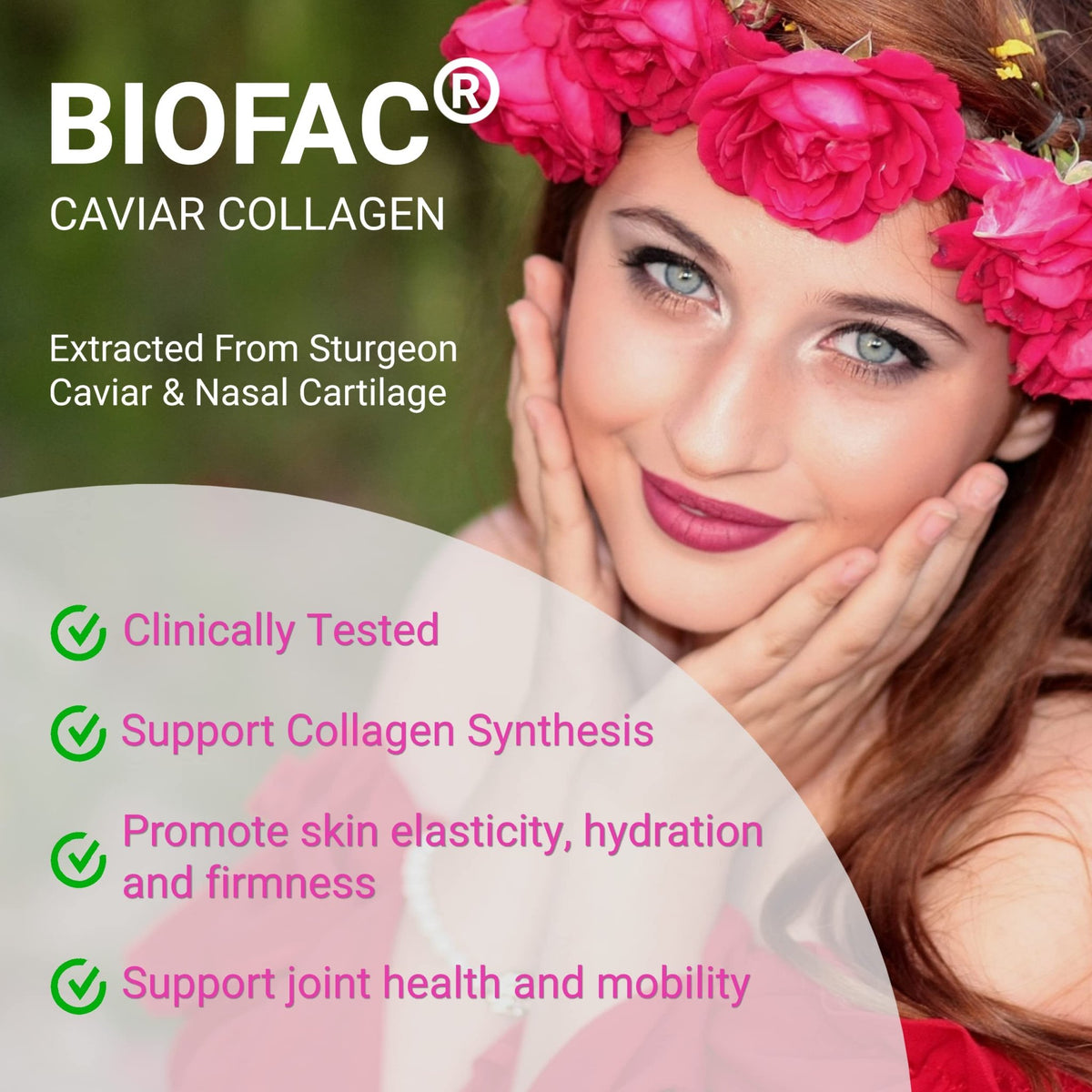 UpNourish Probiotics, Caviar Collagen with Prebiotics for Women's Digestive, Skin Radiance, and Feminine Health with Cranberry - FENGGESTORE20