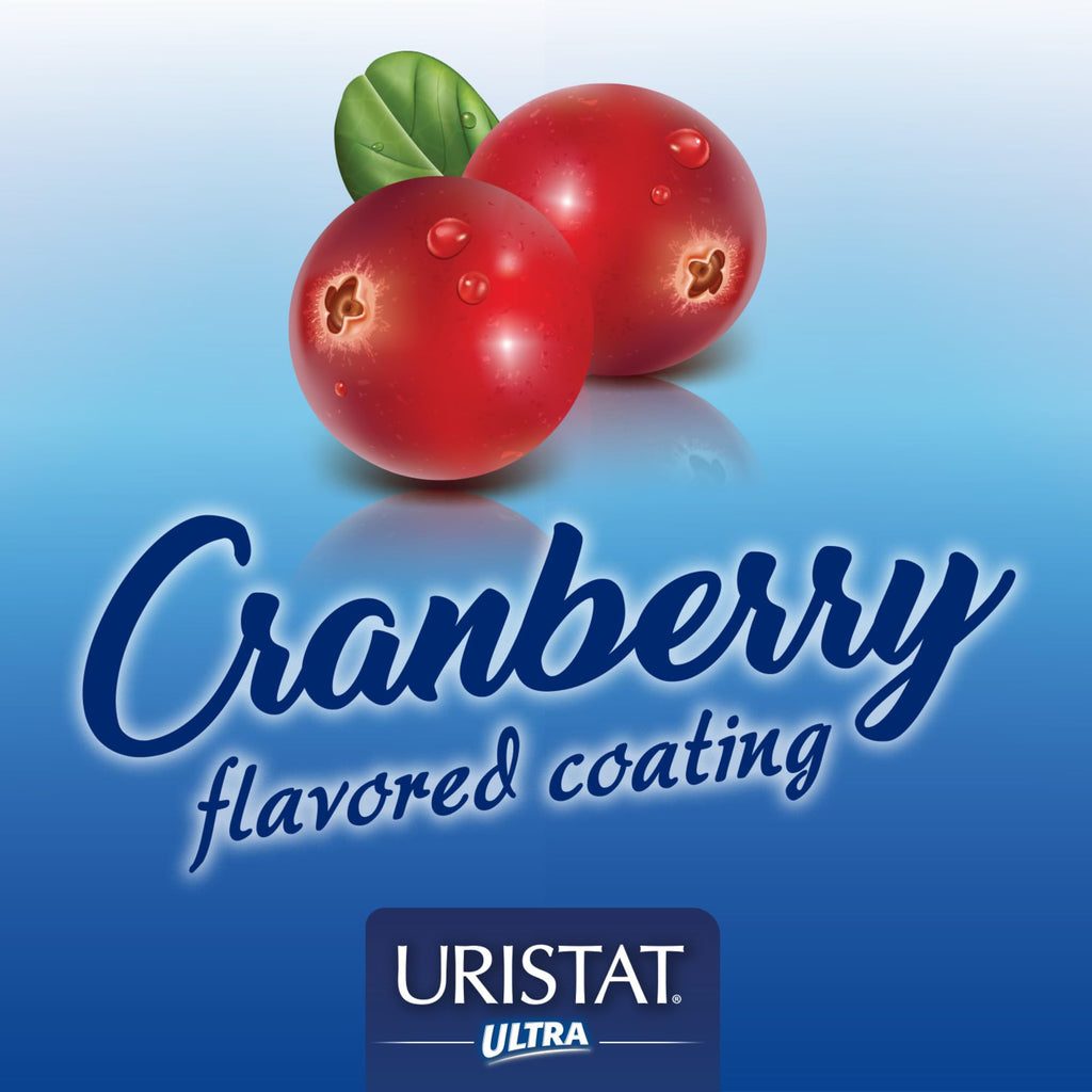 Uristat Ultra Strength UTI Relief Tablets – Ease Urinary Pain, Burning & Urgency, Cranberry Flavor, 30 Count - FENGGESTORE20