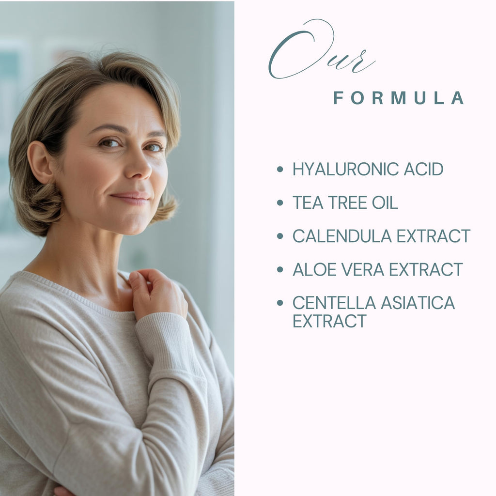 Vaginal Moisturizer for Women with Hyaluronic Acid - Hormone-Free - Intimate Moisturizer for Vaginal Dryness During Menopause - Ideal for Skin Revitalization, pH Balance & Post-Childbirth Recovery - FENGGESTORE20
