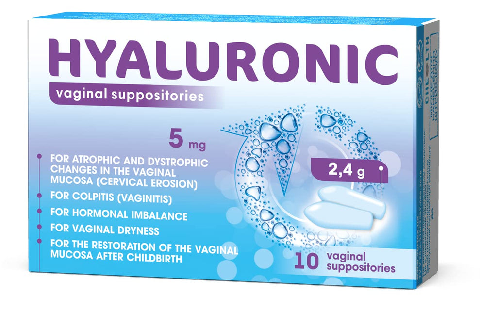 Vaginal Moisturizer for Women with Hyaluronic Acid - Hormone-Free - Intimate Moisturizer for Vaginal Dryness During Menopause - Ideal for Skin Revitalization, pH Balance & Post-Childbirth Recovery - FENGGESTORE20