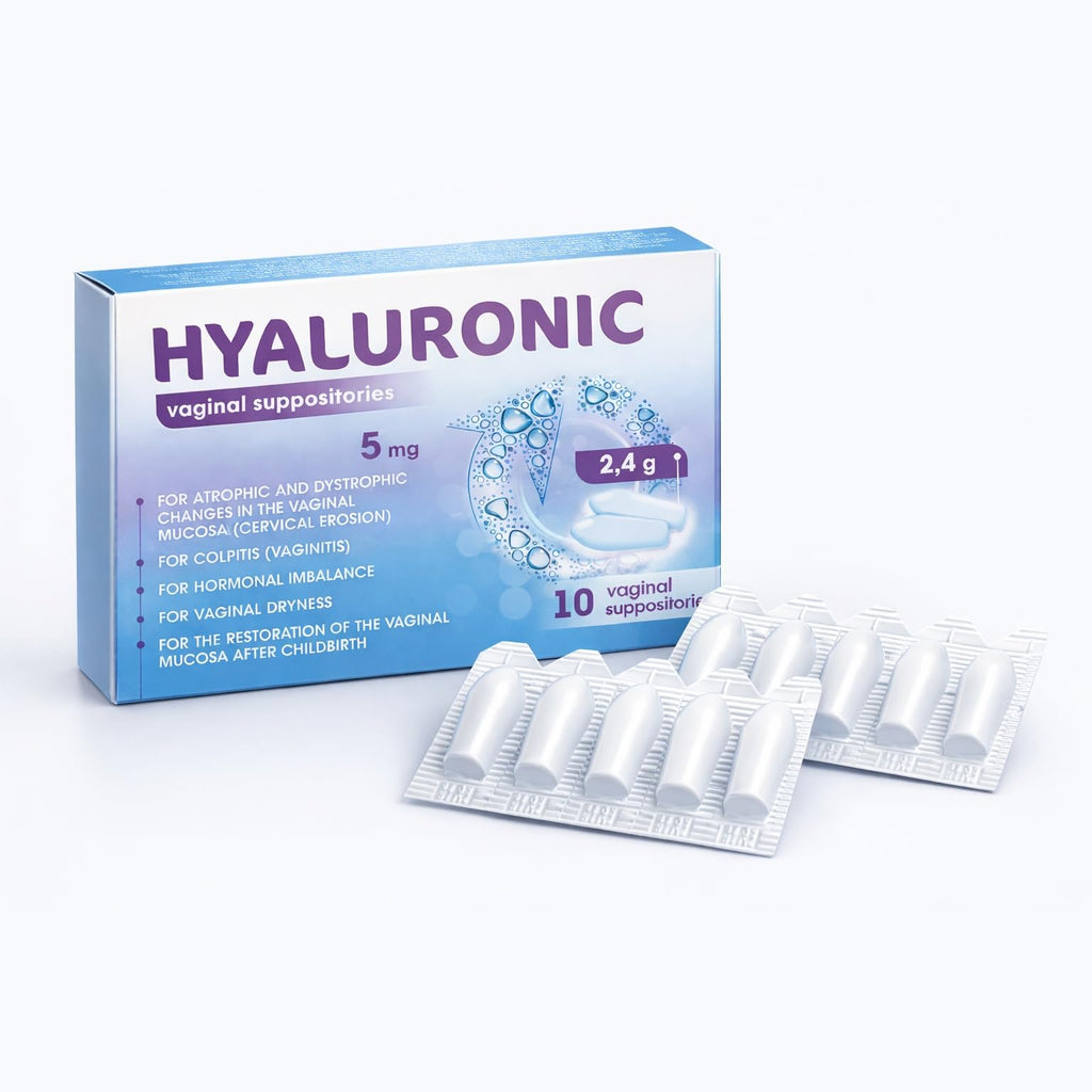 Vaginal Moisturizer for Women with Hyaluronic Acid - Hormone-Free - Intimate Moisturizer for Vaginal Dryness During Menopause - Ideal for Skin Revitalization, pH Balance & Post-Childbirth Recovery - FENGGESTORE20