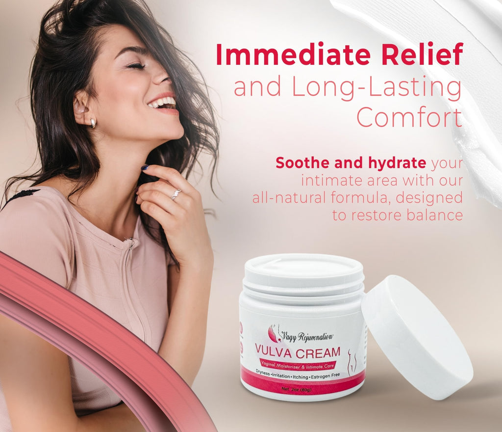 Vagy Rejuvenation Vulva Cream – Hydrating Vulva Moisture Cream for Women – Soothes Vaginal Itch, Alleviates Vaginal Dryness – Natural Vagina Cream with Sea Buckthorn & Hyaluronic Acid - FENGGESTORE20