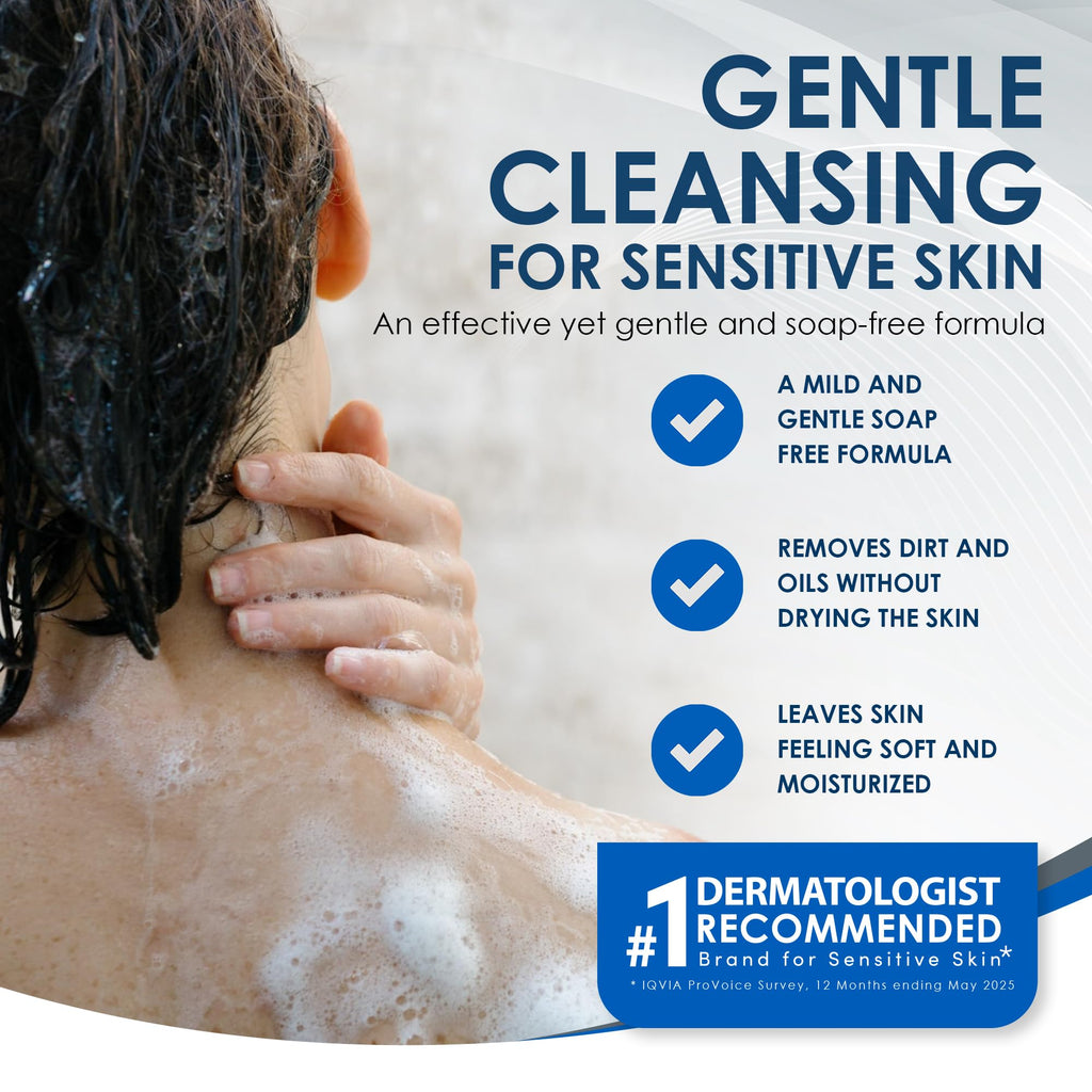 Vanicream Gentle Body Wash -12 fl oz - Formulated Without Common Irritants for Those with Sensitive Skin - FENGGESTORE20