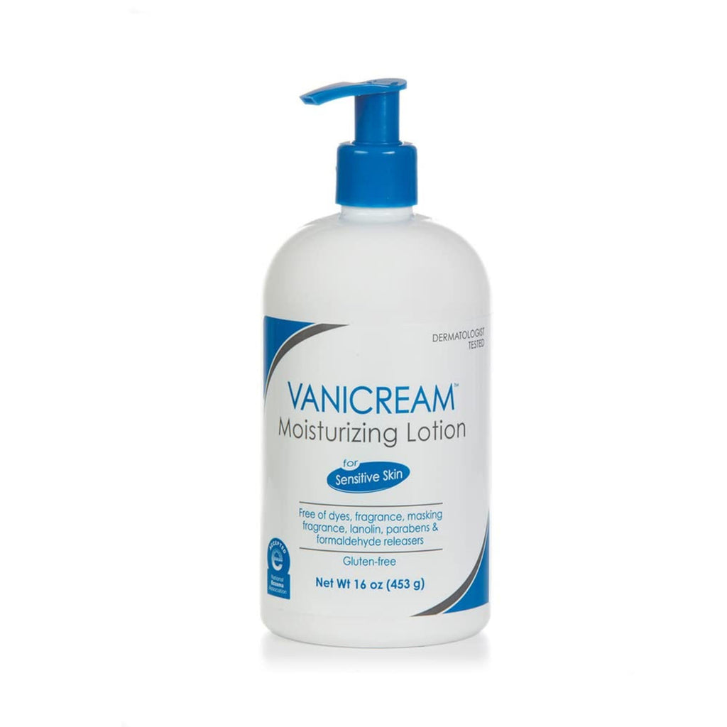 Vanicream Moisturizing Lotion with Pump | Fragrance and Gluten Free | For Sensitive Skin | 16 Ounce (Pack of 1) - FENGGESTORE20