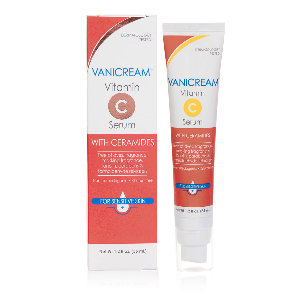 Vanicream Vitamin C Serum, 1.2 Fl Oz, Formulated without Common Irritants for Sensitive Skin, Milky and Lightweight Brightening Serum, - FENGGESTORE20