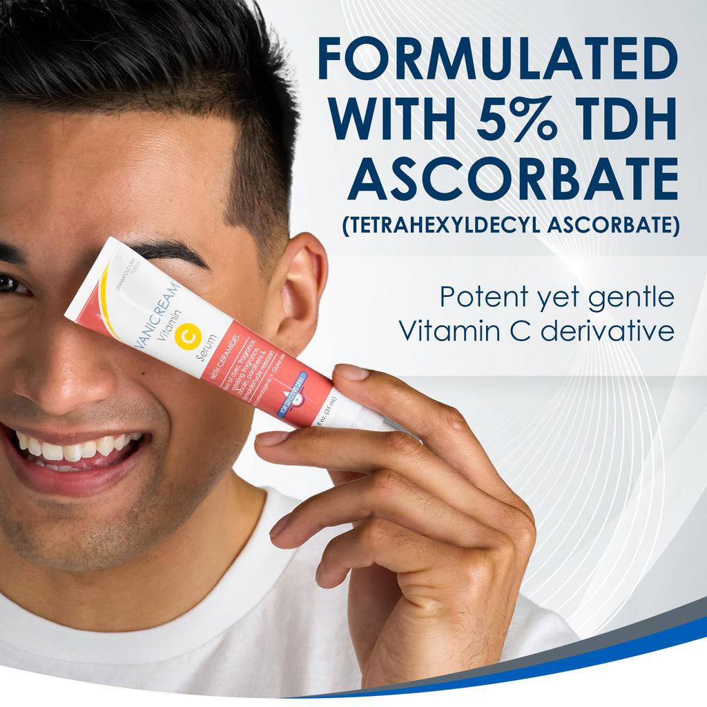 Vanicream Vitamin C Serum, 1.2 Fl Oz, Formulated without Common Irritants for Sensitive Skin, Milky and Lightweight Brightening Serum, - FENGGESTORE20