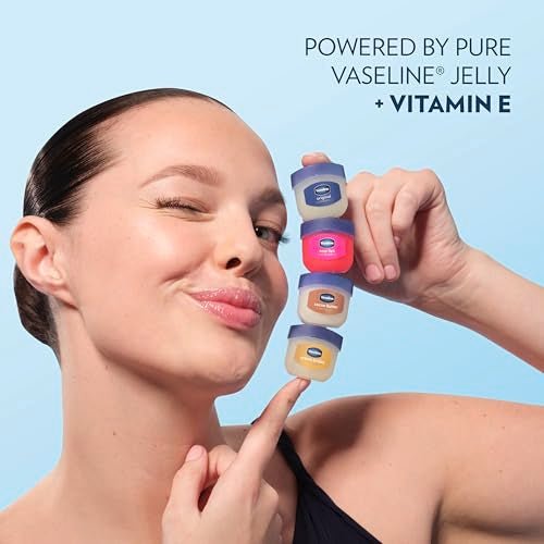 Vaseline Lip Therapy 2 Pack Original Mini For Dry, Chapped Lips Hydrating Lip Balm 0.5 oz - FENGGESTORE20