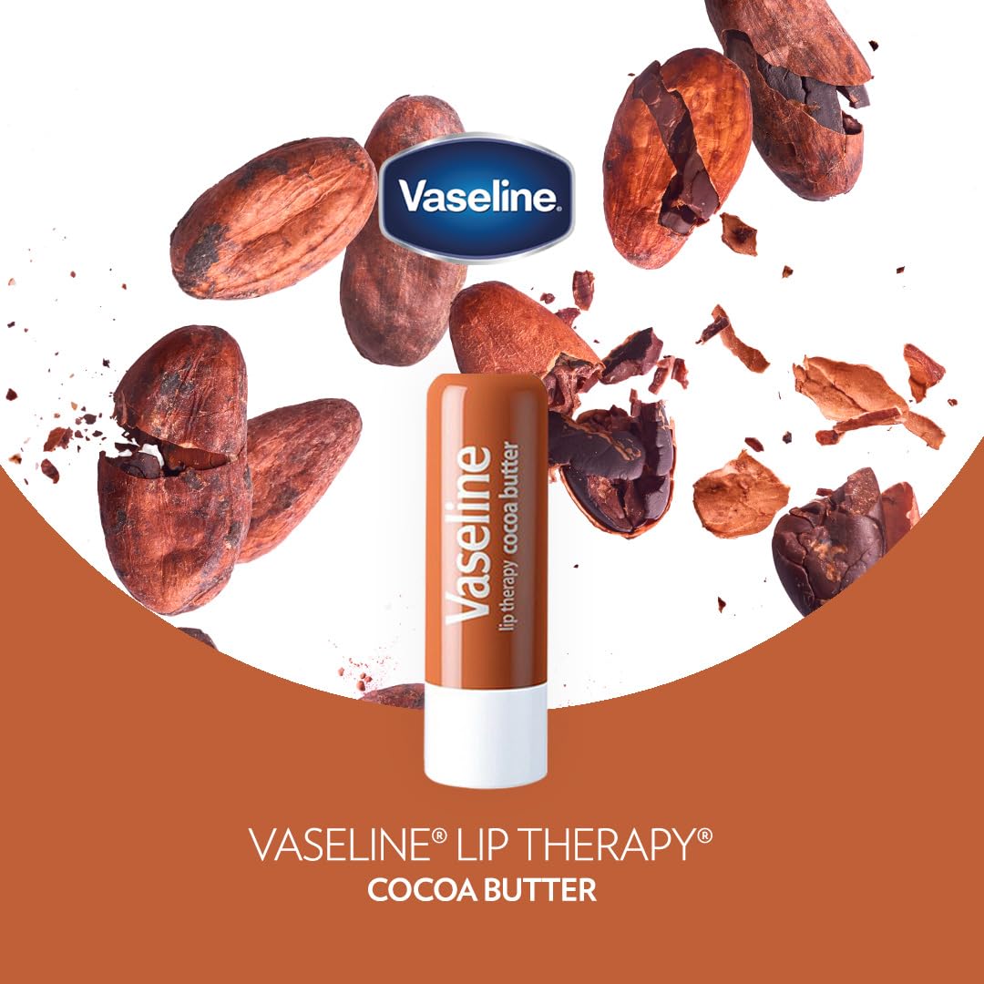 Vaseline Lip Therapy Cocoa Butter Twin Pack - FENGGESTORE20