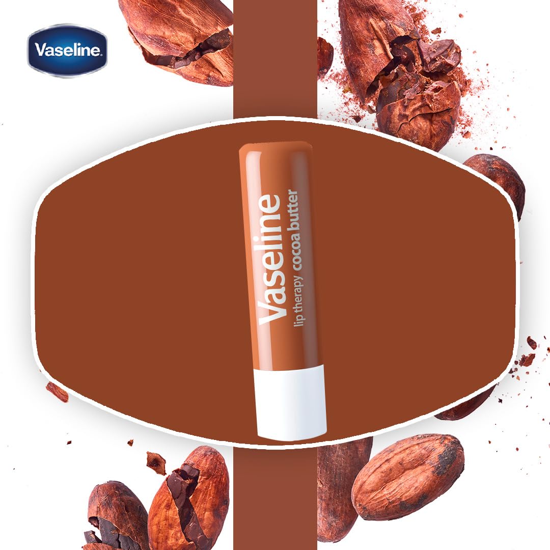Vaseline Lip Therapy Cocoa Butter Twin Pack - FENGGESTORE20