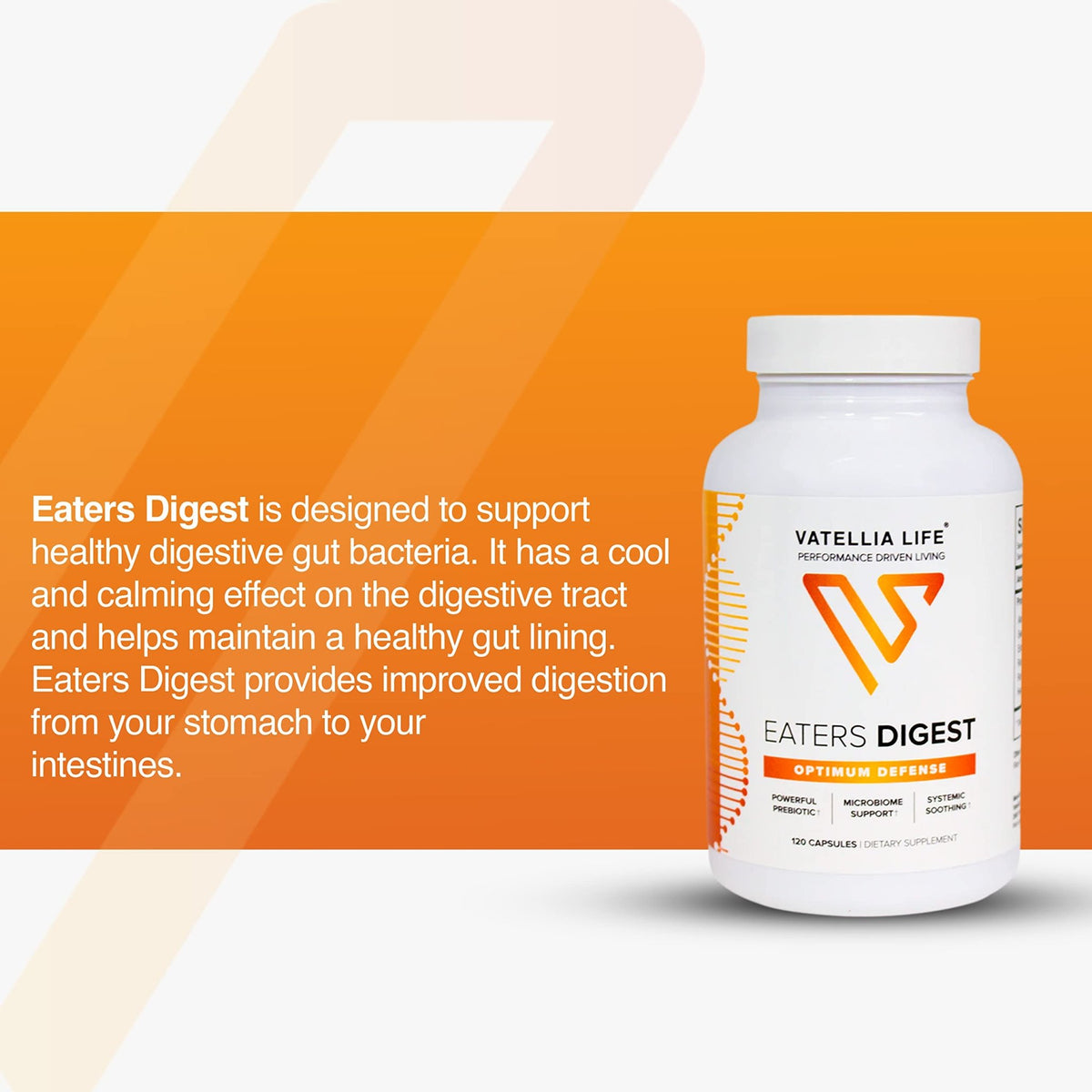 Vatellia Life New from Eaters Digest | Prebiotic | Probiotic | Digestive Support | Gut Soothing | Healthy Gut Lining | Max Nutrient Absorption - FENGGESTORE20