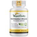 Vegan Vitality Multivitamins & Minerals for Women and Men with High Strength Vitamin B12, D3 & K2. 180 Vegan Multivitamin Tablets - 6 Months Supply - FENGGESTORE20