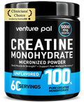 Venture Pal 100% Pure Micronized Creatine Monohydrate Powder, Unflavored Creatine for Women & Men, Vegan, Keto, Gluten Free, 5 g (5000mg) per Serving - FENGGESTORE20