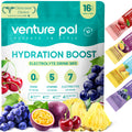 Venture Pal Sugar Free Electrolyte Powder Packets - Liquid Daily IV Drink Mix for Rapid Hydration & Party Recovery | 5 Vitamins & 7 Electrolytes| Keto Friendly - FENGGESTORE20