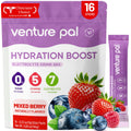 Venture Pal Sugar Free Electrolyte Powder Packets - Liquid Daily IV Hydration Packets | Electrolytes Drink Mix with 5 Vitamins & 7 Electrolytes | Keto Friendly | Non-GMO | Certified Vegan | 16 Sticks - FENGGESTORE20
