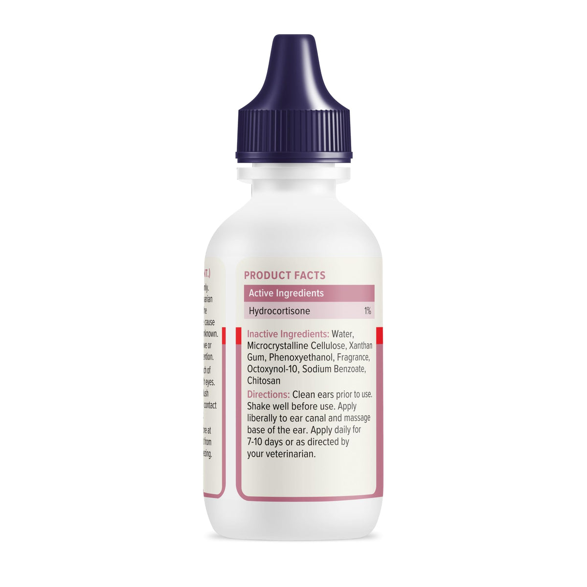Vetnique Oticbliss Cat & Dog Ear Infection Treatment | Dog Ear Allergy Relief Drops, MicroSilver Yeast Infection Treatment for Dogs, Hydrocortisone for Itching, Redness Swelling (Ear Allergy Drops) - FENGGESTORE20