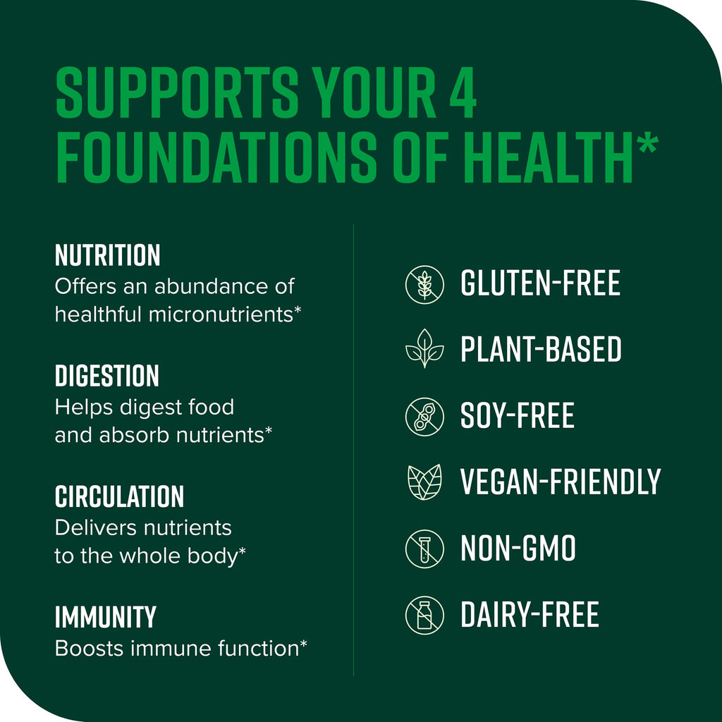 Vibrant Health, Green Vibrance, Vegan Superfood Powder, Boost Energy, 60 Servings - FENGGESTORE20