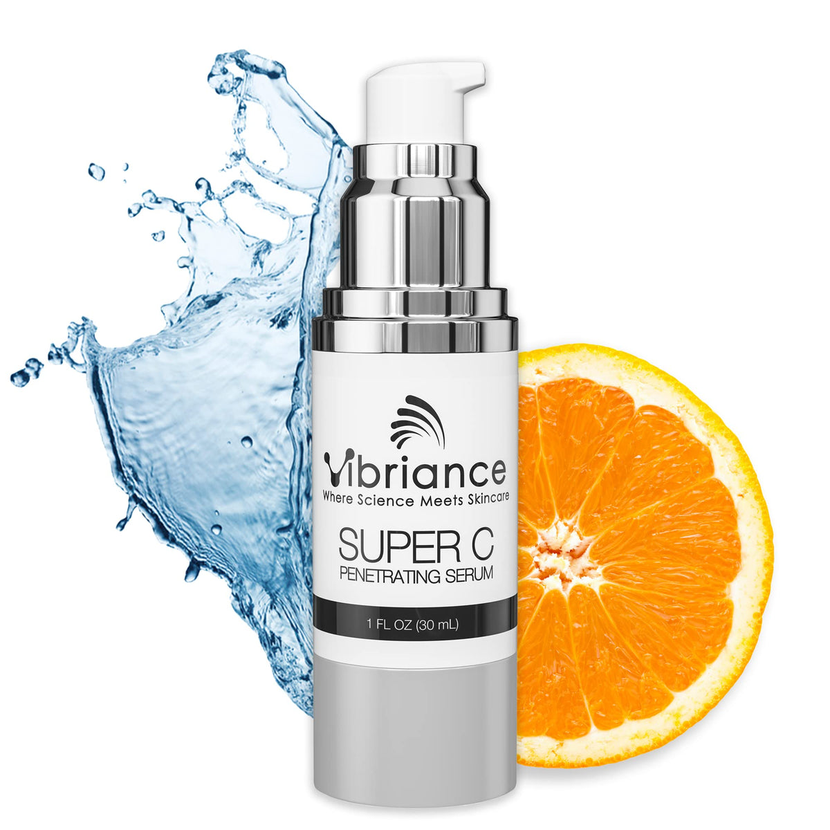 Vibriance Super C Serum for Mature Skin - All-in-One Vitamin Formula Hydrates, Firms, - FENGGESTORE20