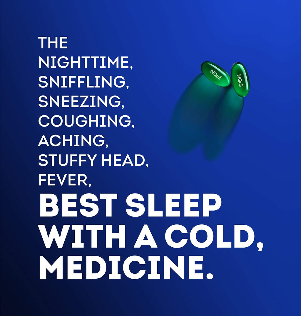 Vicks Dayquil & Nyquil Severe Co-Pack, Cold & Flu Medicine, Powerful Relief For Headache, Fever, Sore Throat, Minor Aches & Pains, Congestion, Sinus Pressure, Stuffy Nose, And Cough, 48 Liquicaps - FENGGESTORE20