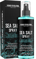 Viking Revolution Sea Salt Spray for Men - Hair Texturizing Spray with Kelp, Aloe Vera and Red Algae Extract - Surf Sprays to Add Volume - FENGGESTORE20