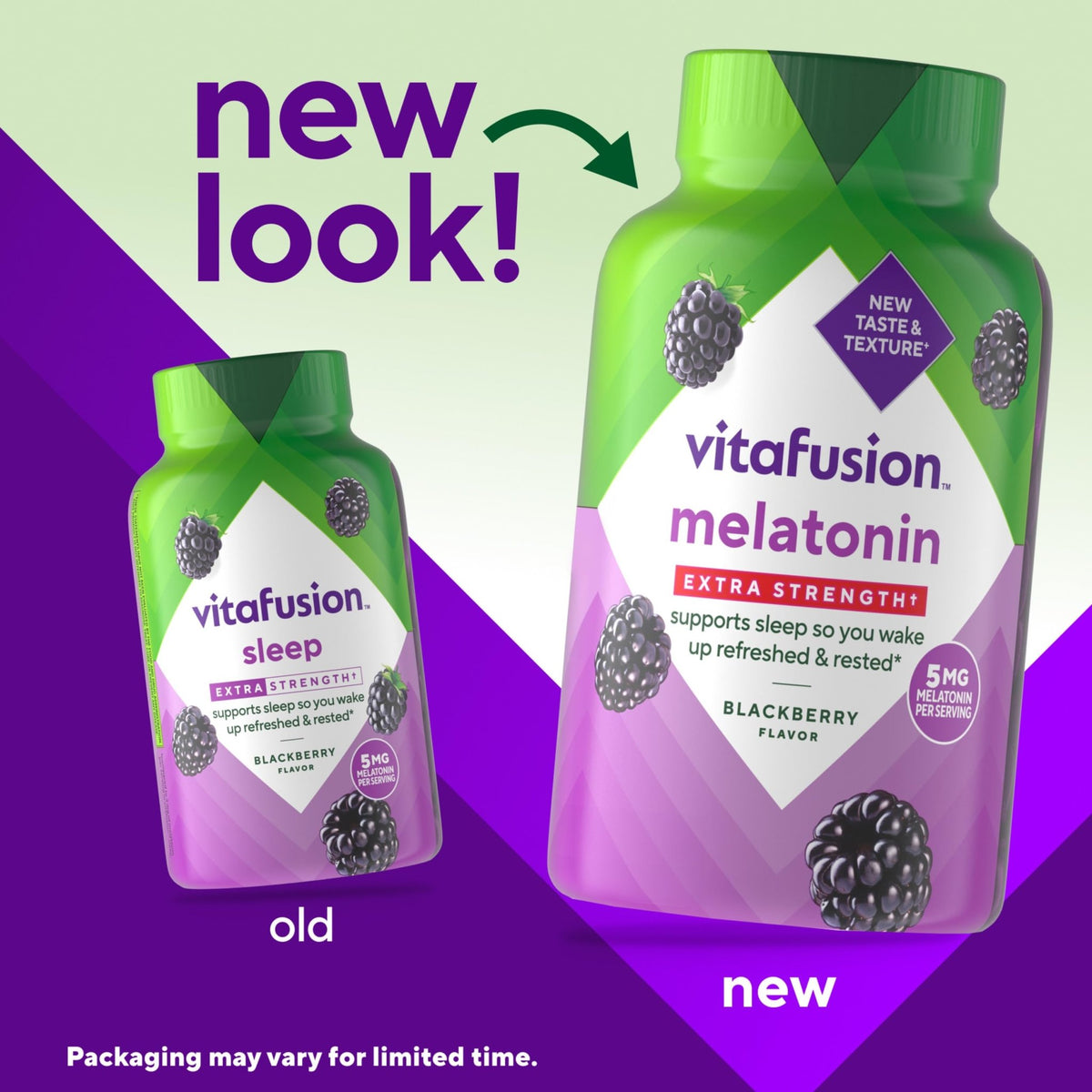 Vitafusion Extra Strength Melatonin Gummy Vitamins, 5mg, 120 ct Gummies - FENGGESTORE20