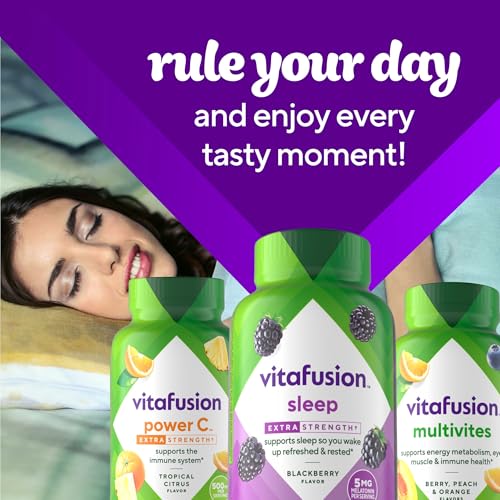 Vitafusion Extra Strength Melatonin Gummy Vitamins, 5mg, 120 ct Gummies - FENGGESTORE20