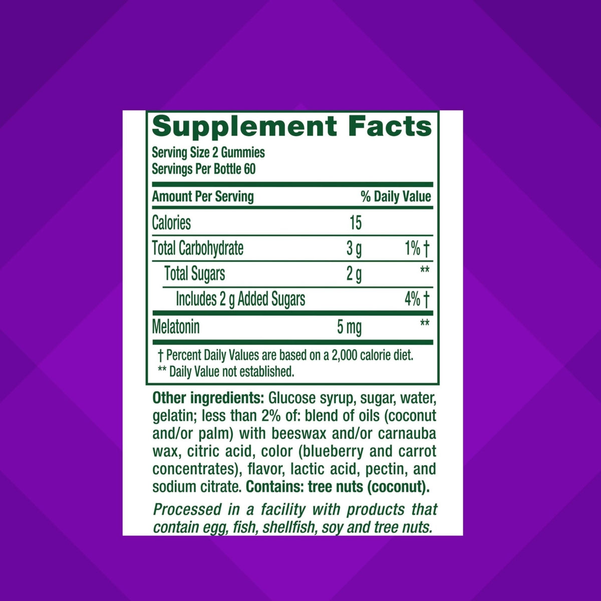 Vitafusion Extra Strength Melatonin Gummy Vitamins, 5mg, 120 ct Gummies - FENGGESTORE20