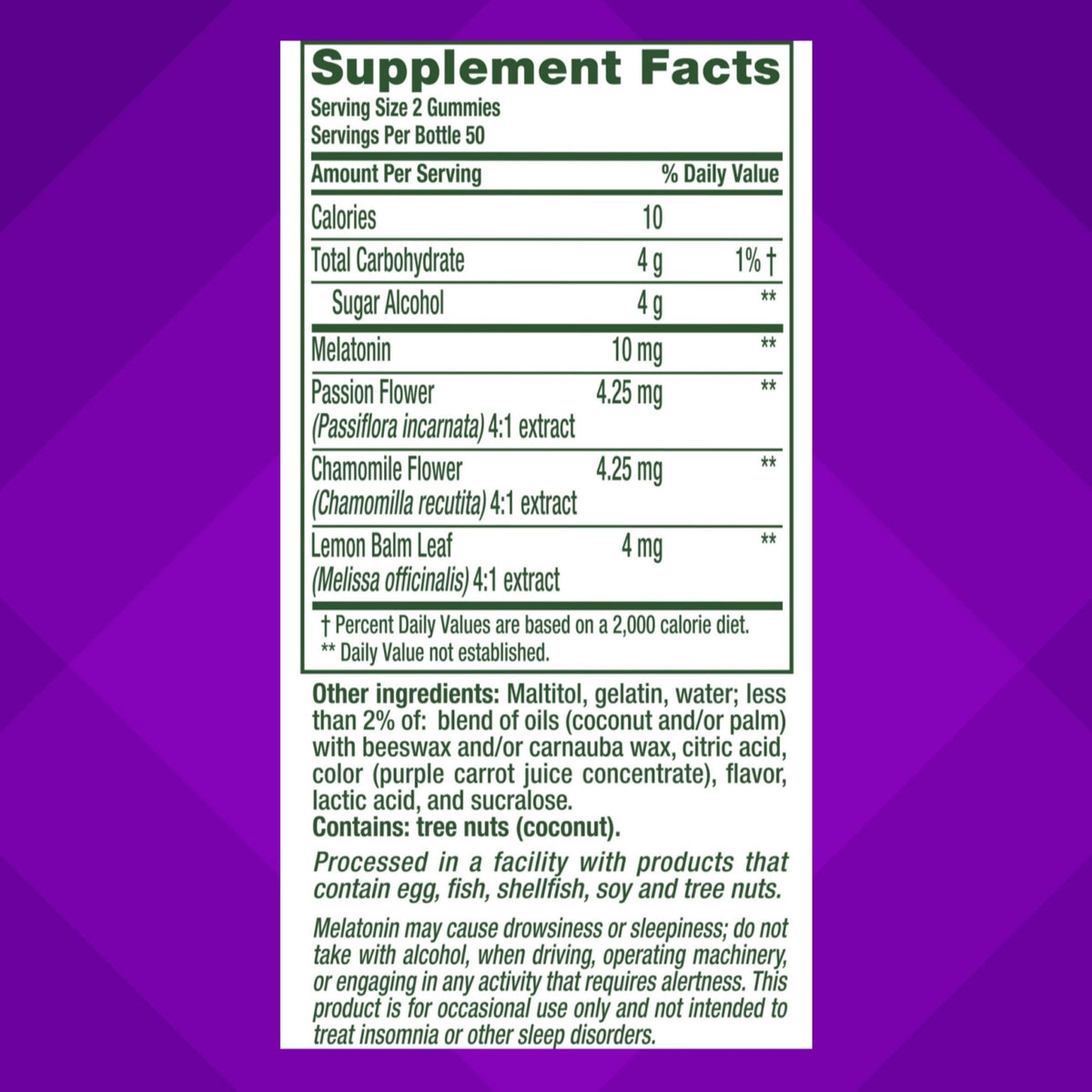 vitafusion Max Strength 10 mg Melatonin Gummies, Strawberry Flavored, Adult Melatonin Gummy Vitamin Supplement, 100 Count, 50 Day Supply - FENGGESTORE20