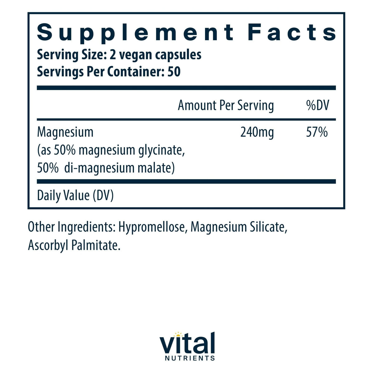Vital Nutrients Magnesium Glycinate + Malate - 120mg Vegan Magnesium Supplement for Women and Men - Muscle, Heart, Bone Support* - Promotes Relaxation - Gluten, Dairy and Soy Free - 100 Capsules - FENGGESTORE20