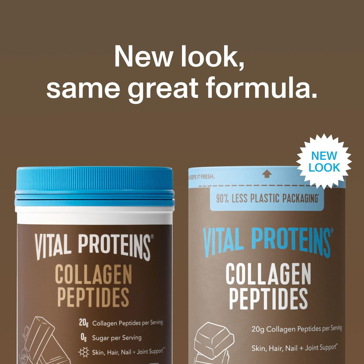 Vital Proteins Collagen Peptides Powder - Chocolate Powder for Hair, Nail, Skin, Bone & Joint Health, 13.5oz - FENGGESTORE20