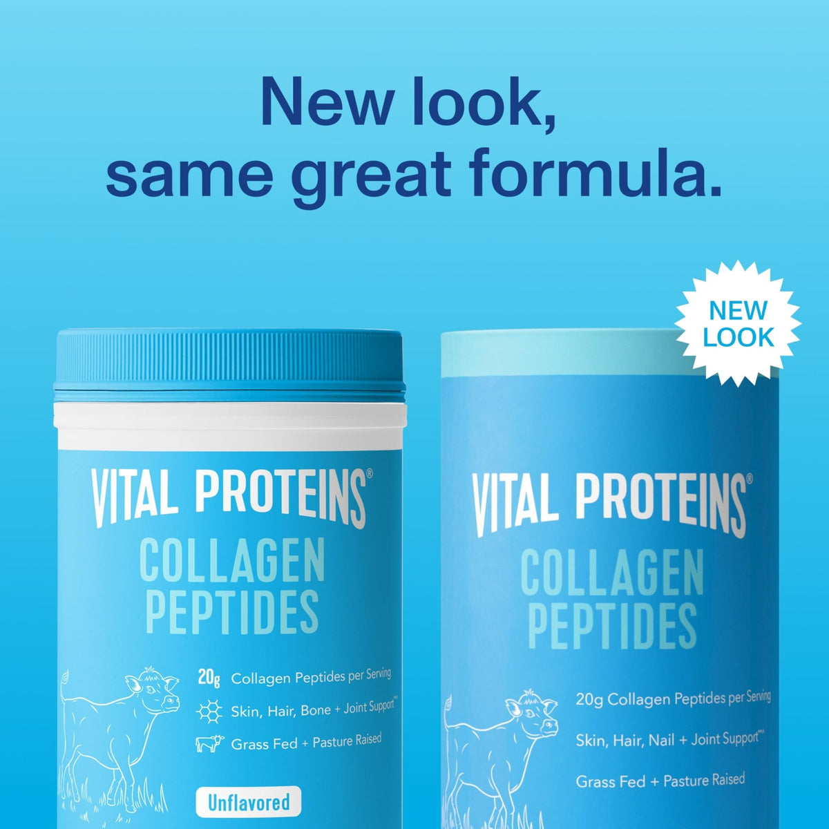 Vital Proteins Collagen Peptides Powder - Supports Hair, Nail, Skin, Bone & Joint Health, Unflavored, Collagen Protein 9.33 OZ - FENGGESTORE20