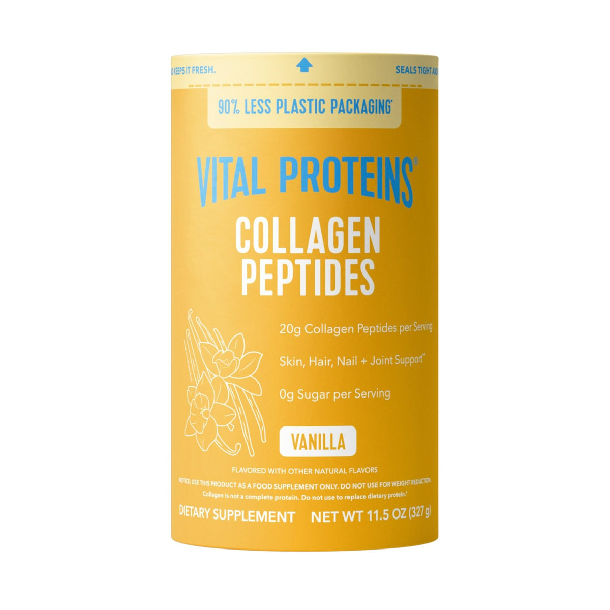 Vital Proteins Collagen Peptides Powder Vanilla - Supports Hair, Skin, Nails, Bones, Joints, Powder for Women - FENGGESTORE20