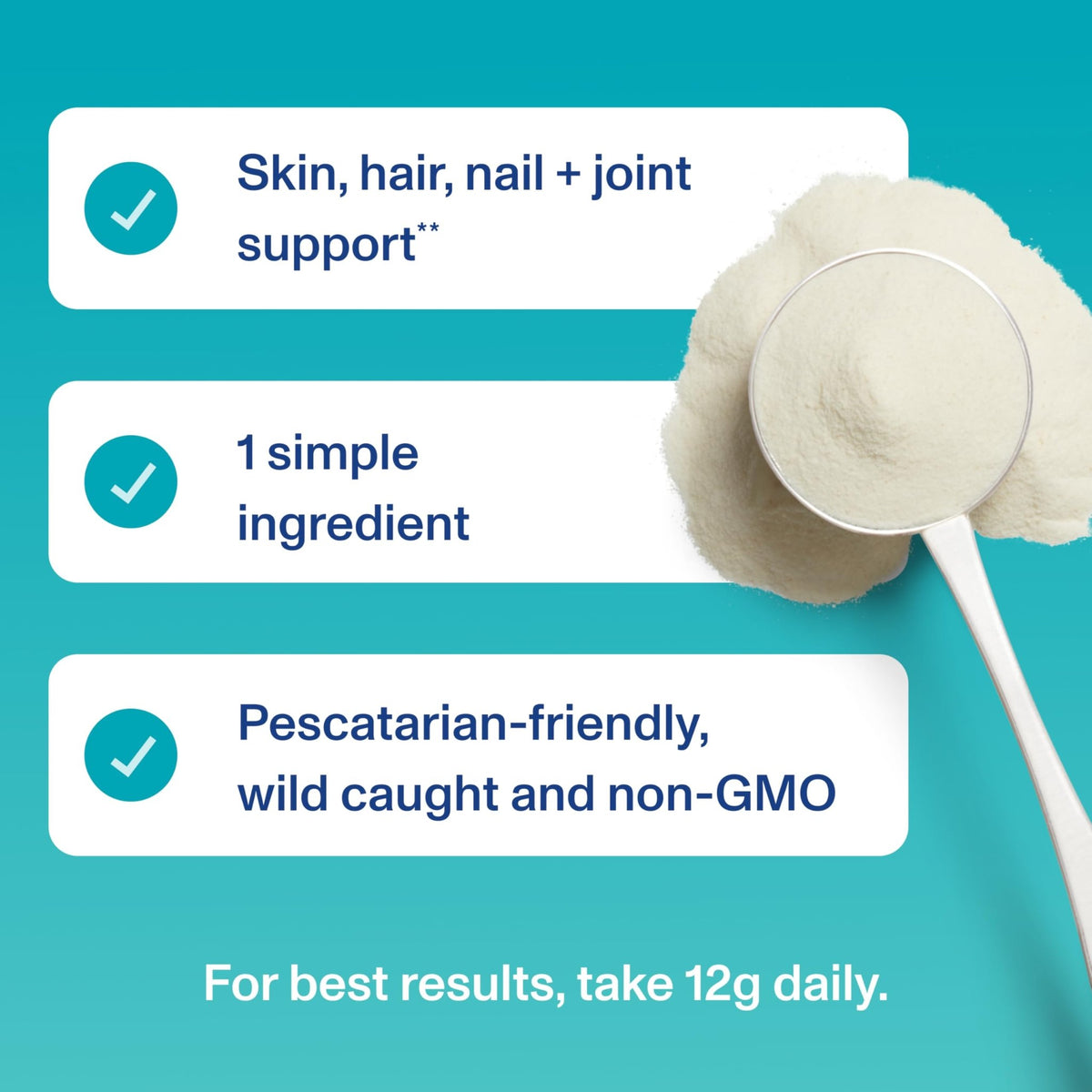 Vital Proteins Marine Collagen Peptides Powder Supplement for Skin Hair Nail Joint - Hydrolyzed Collagen - FENGGESTORE20