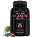 Vital Vitamins Vegan Collagen Booster - with Silica and Hyaluronic Acid - Plant-Based Collagen Supplements - FENGGESTORE20