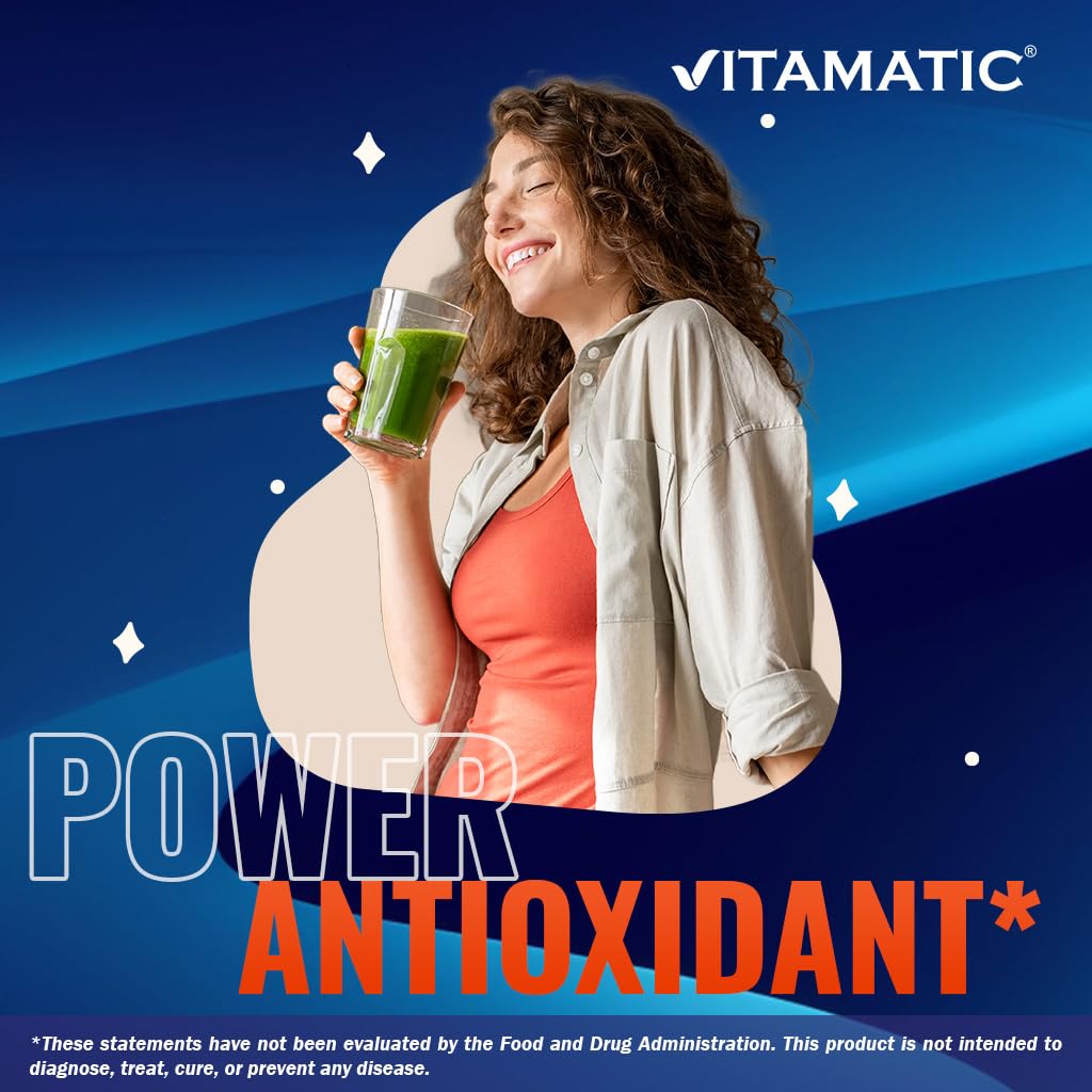 Vitamatic Alpha Lipoic Acid (ALA) 600mg Per Serving - 240 Vegetable Capsules - 120 Servings - Non-GMO & Gluten Free - FENGGESTORE20