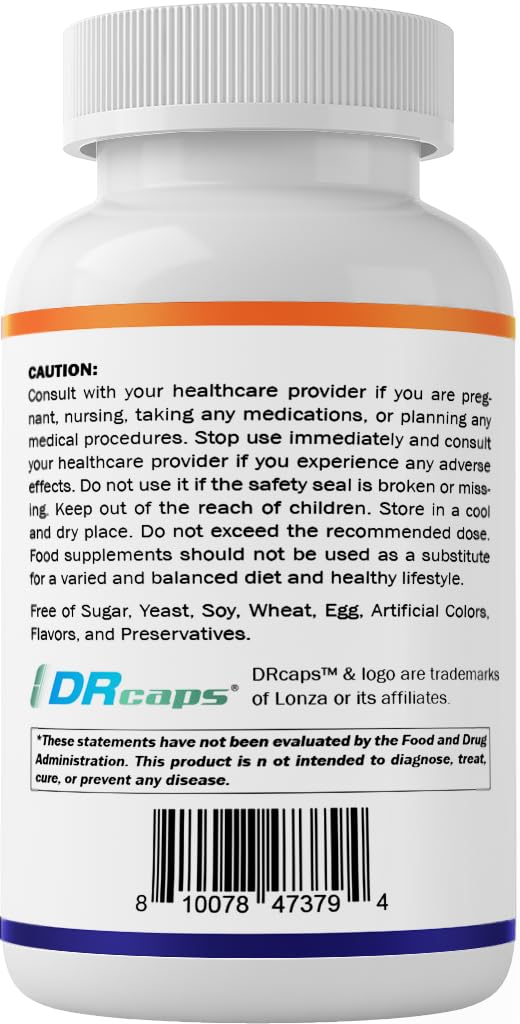 Vitamatic Lactobacillus Plantarum - 20 Billion per DR Capsule - 60 Count - Digestive Support - Made with Prebiotic Inulin Fiber - FENGGESTORE20