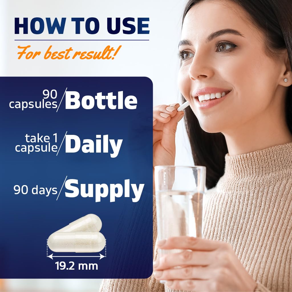 Vitamatic Lithium Orotate 20mg, 90 Capsules - Veggie Caps, Non-GMO, Gluten Free - FENGGESTORE20