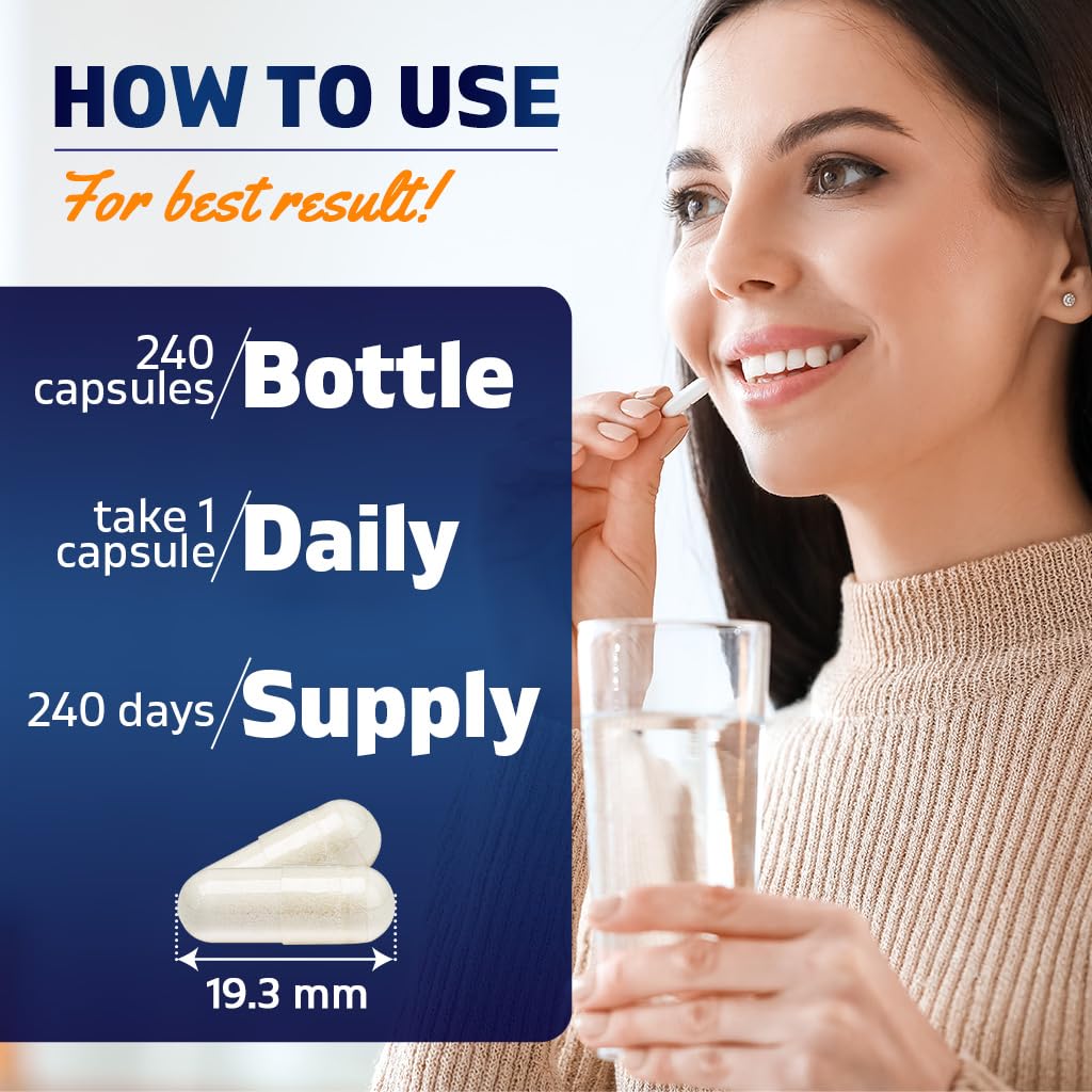 Vitamatic Lithium Orotate 5mg, 240 Veggie Capsules, Non-GMO, Gluten Free. - FENGGESTORE20
