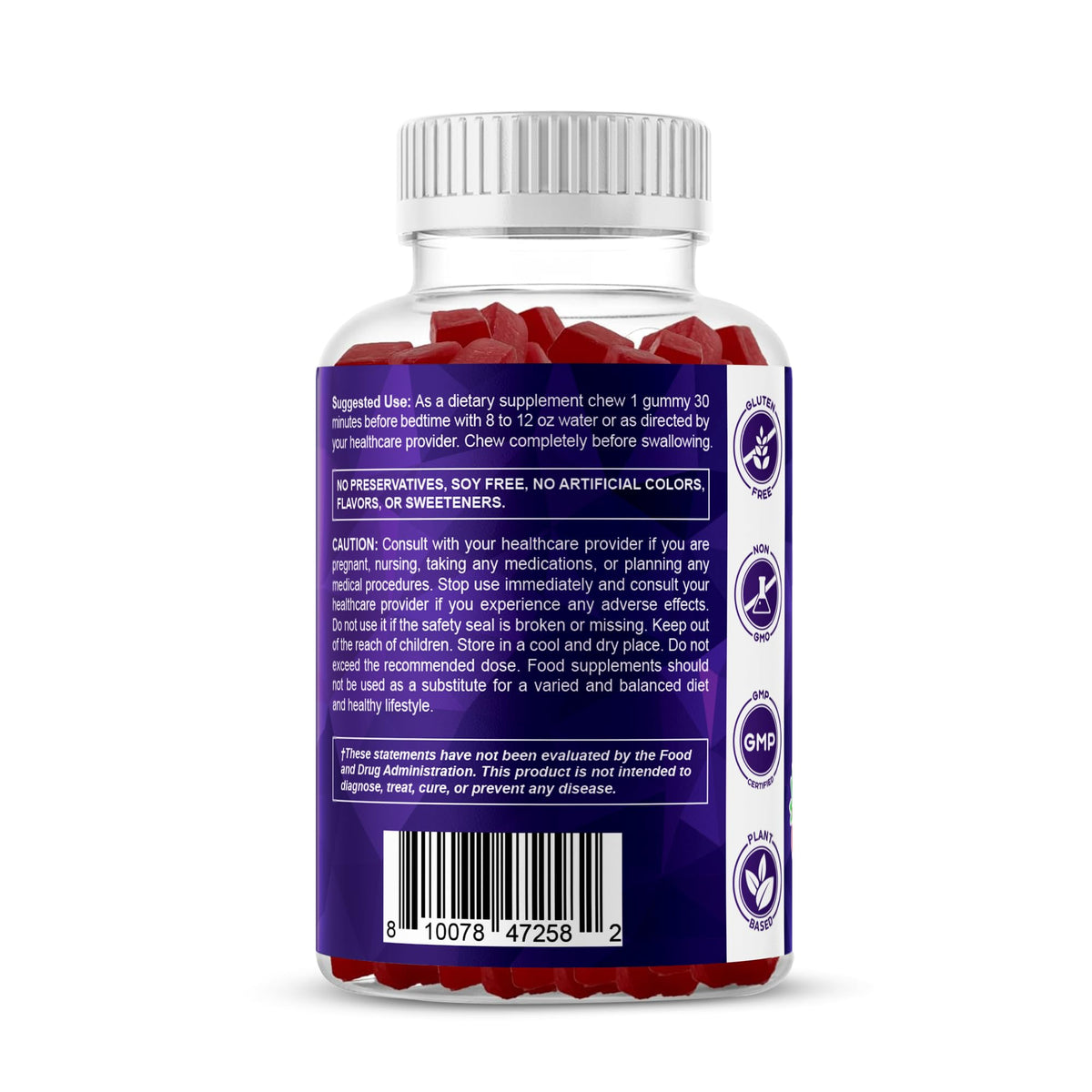 Vitamatic Sugar Free Melatonin 30mg per Gummy - 60 Servings - 60 Vegetarian Gummies - Non-Habit Forming Supplement (60 Count (Pack of 1)) - FENGGESTORE20