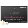 VLUSH Vaginal Moisturizer: Hormone-Free Hyaluronic Acid Suppositories for Dryness & Intimate Comfort – Clean Support for Menopause & Perimenopause (10pk) - FENGGESTORE20