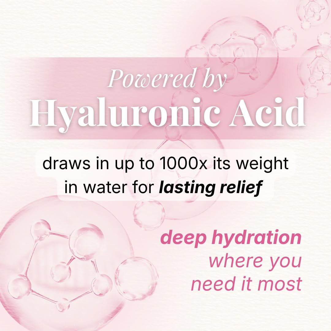 VLUSH Vaginal Moisturizer: Hormone-Free Hyaluronic Acid Suppositories for Dryness & Intimate Comfort – Clean Support for Menopause & Perimenopause (10pk) - FENGGESTORE20