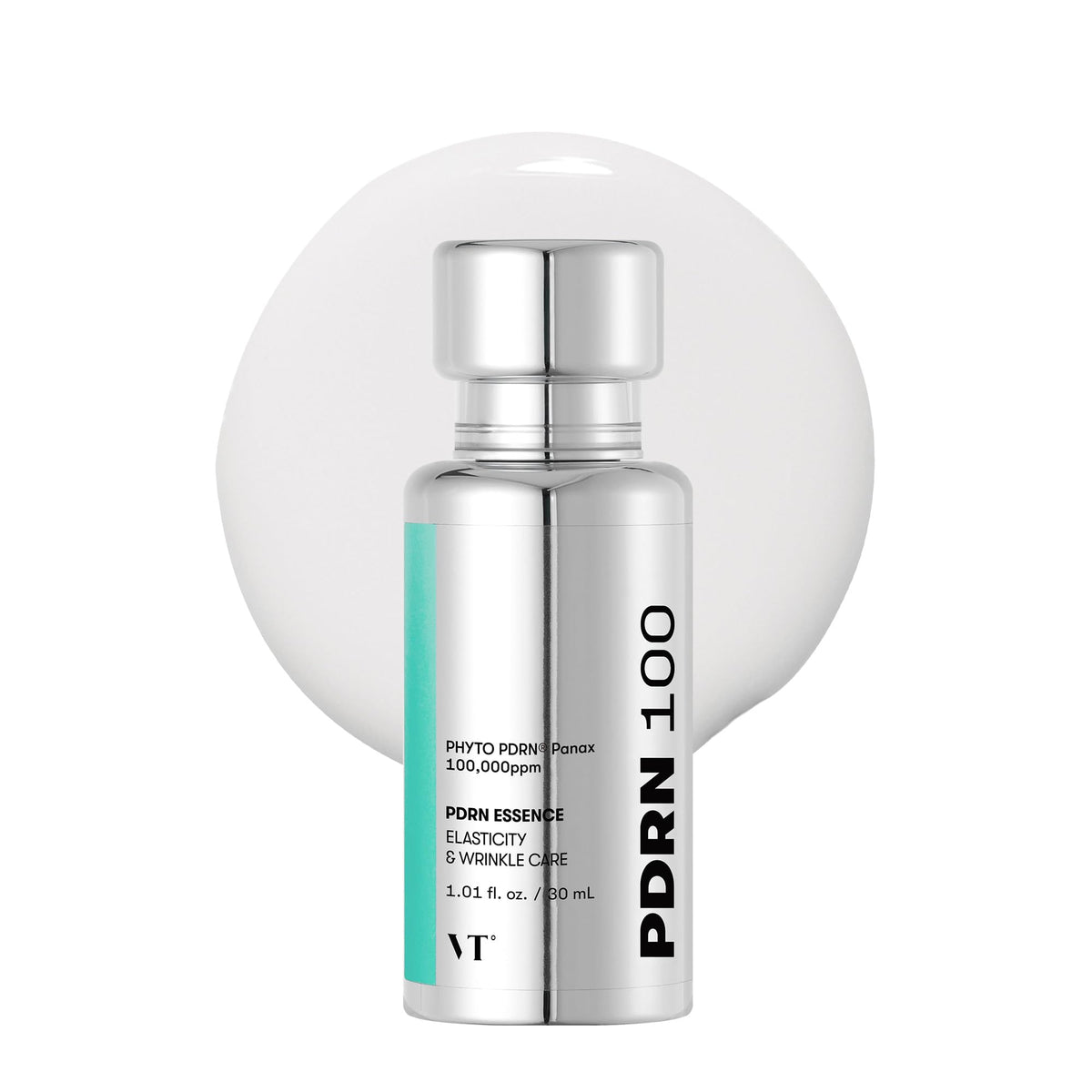 VT COSMETICS PDRN 100 Essence, Intensive Glow Serum, 100,000ppm Vegan PDRN, Skin Restoration & Plumping, Hydrating & Moisturizing, Firming, Fine Lines, Korean Skincare 1.01 fl. Oz. - FENGGESTORE20
