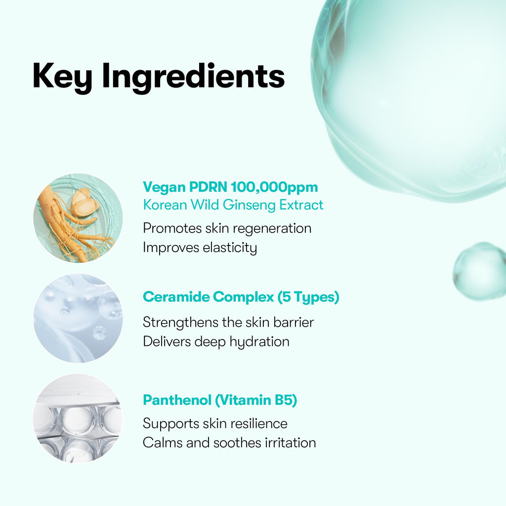VT COSMETICS PDRN 100 Essence, Intensive Glow Serum, 100,000ppm Vegan PDRN, Skin Restoration & Plumping, Hydrating & Moisturizing, Firming, Fine Lines, Korean Skincare 1.01 fl. Oz. - FENGGESTORE20