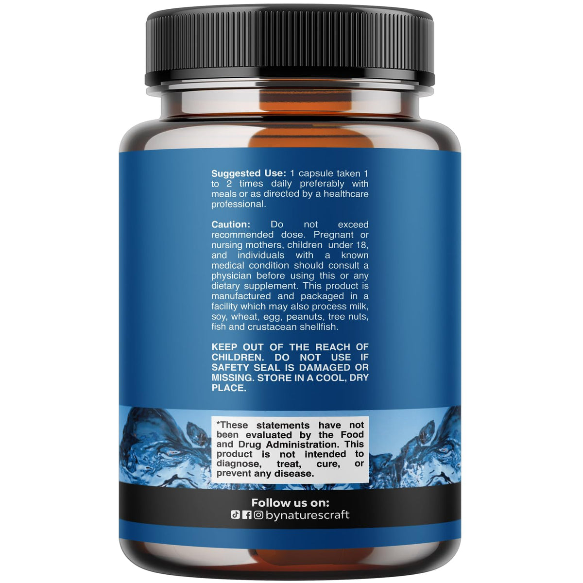 Water Away Herbal Diuretic Pills High Strength - Fluid Retention Supplement with Dandelion Leaf Extract & Green Tea for Bloating Relief for Women & Men - FENGGESTORE20
