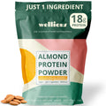 wellious Almond Protein Powder (Unflavored, Unsweetened) - 18 Grams of Pure Healthiest Vegan Protein for Women & Men | Soy-Free & Gut Friendly Protein - FENGGESTORE20