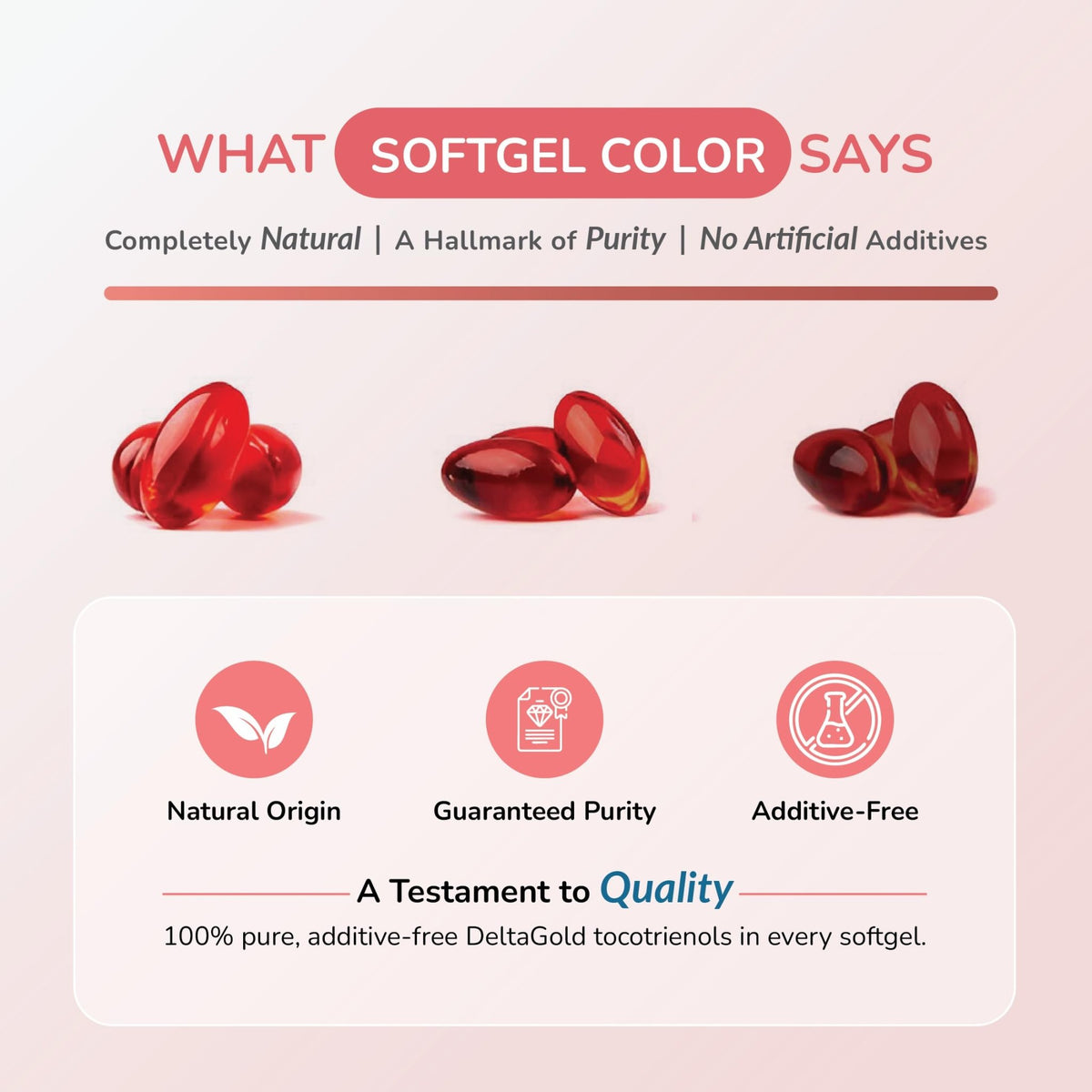 WELLNESS EXTRACT Eannatto Tocotrienols Vitamin E Supplements Tocopherol Free, Non-GMO, Gluten Free & Antioxidant (125MG 60 Softgels) - FENGGESTORE20