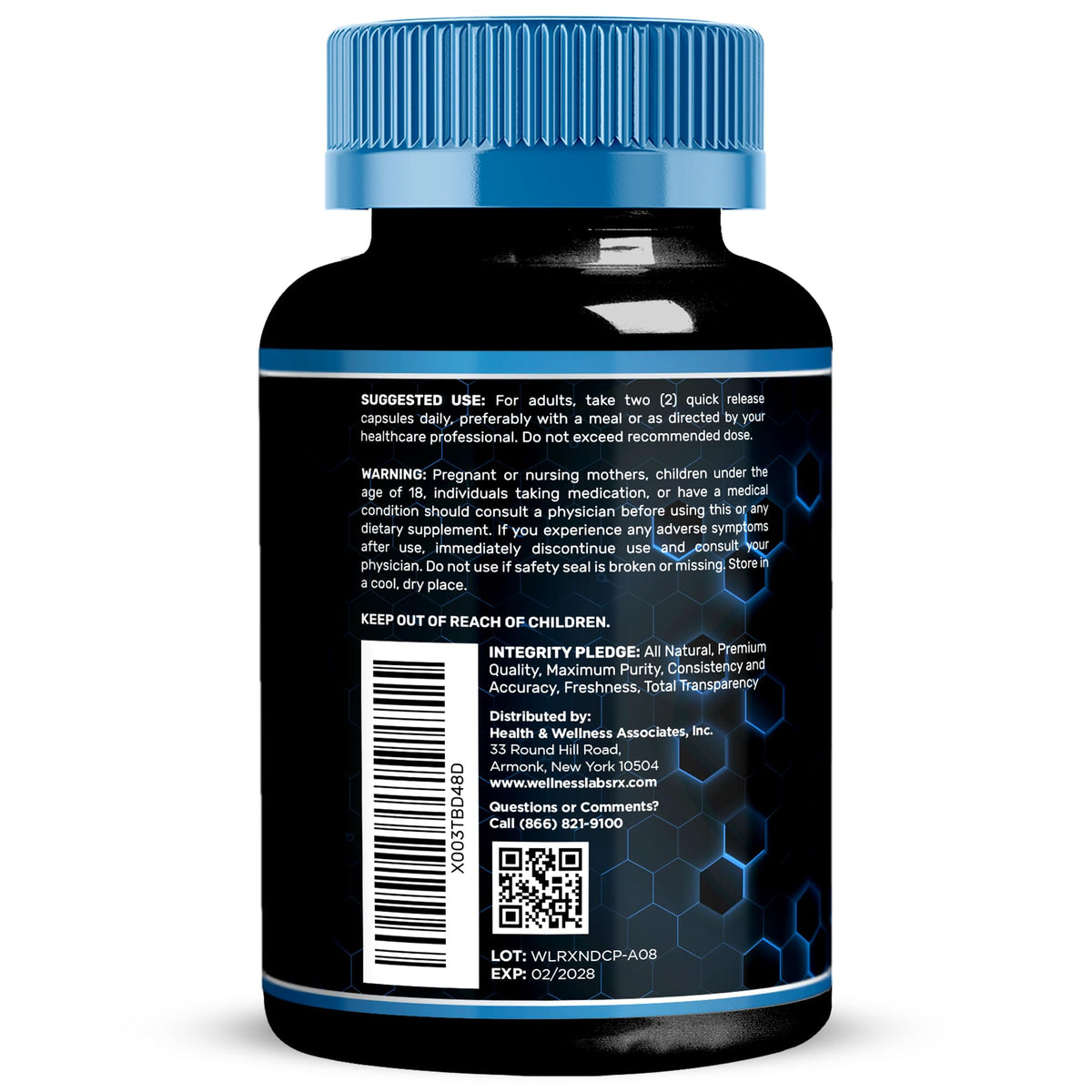 Wellness LABSRX Liposomal NAD Supplement, 1500mg - USA Made, NAD Resveratrol Supplement for Women and Men, NAD+ Support Cellular Health - FENGGESTORE20